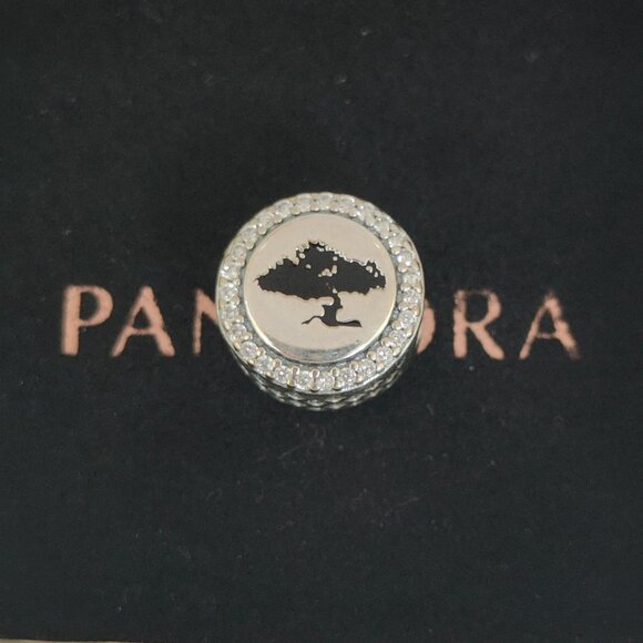Pandora Divi Scene Aruba Bead Charm Divi Divi (Watapana) Tree Pendant S925 ALE - Picture 1 of 6